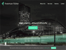 Tablet Screenshot of freemanfisher.com